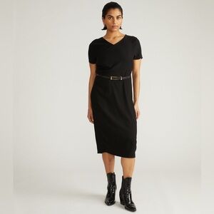 Universal Standard | Black Mary Double Luxe Dress